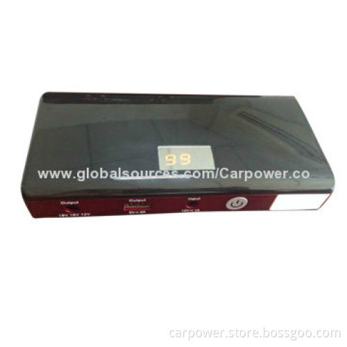 Lightest battery booster, jump start 12V vehicle, 12,000mAh, fit for mobile, laptop, 5V/1A USB DC